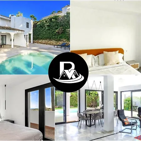 4 Bdrms Charming 3 Palms In Elviria, Sea Views! Villa *
